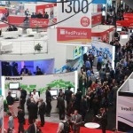 Expo floor displays.