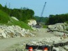Under design-build, planners can consolidate bidding for major roadway work. Pictured is the Route 7 construction in Brookfield on the eve of the federal stimulus. Credit: Doug Kerr
