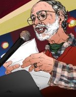 Parties pay the poet’s bills