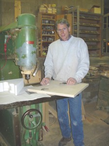 Angled eave bracket will be coaxed to perfection under the experienced hands of Edward S. Pryor. 