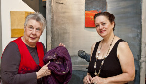 Marilyn Heberling, left, and Barbara Galazzo have drawn the Cold Spring business community together for “Fashion as Art.”