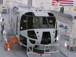 The CH-53K helicopter assembly line at Sikorsky”™s West Palm Beach, Fla., facility, pictured here in March 2011. Photo courtesy of Sikorsky. 