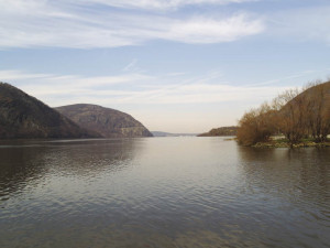 A view of the Hudson River