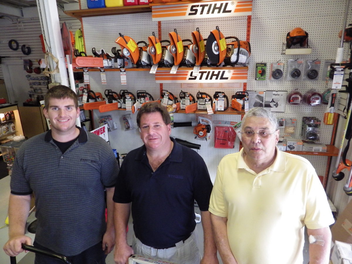 Tools and tents span 30 years, three generations
