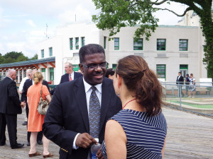 Ken Jenkins prior to the Playland event.