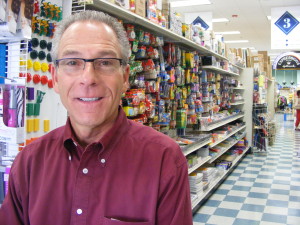 Steve Rotker at Family Discount Center & Ace Hardware last week. Photo by Mark Lungariello