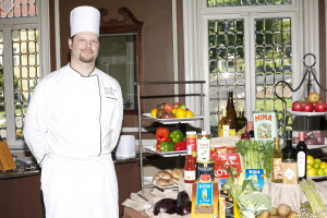 Executive Chef Chris Hettinger heads the culinary activities for over 80 corporate clients this year. 