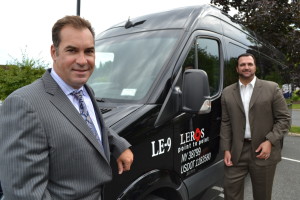 Jeff  Nyikos, Leros COO, and Michael Basso, Leros vice president.