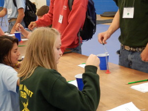 Students at a kickoff event at Abbott Technical High School in Danbury. Photo courtesy of CBIA.