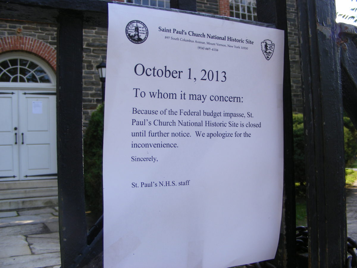 Shutdown trickles down to Westchester