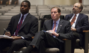 Sen. Richard Blumenthal at the NTSB hearing in Washington. Photo courtesy NTSB.