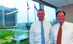 CBRE”™s Thomas R. Pajolek, executive vice president, left, and Robert Caruso, senior managing director.