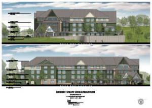 Rendering of Brightview Senior Living in Greenburgh, now a major step closer to fruition.