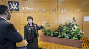 Patricia Boyce, director of caregiver services at Westchester Medical Center, says plans are moving ahead for the creation of the Caregiver Center this year. Photograph by Ben Cotten/Westchester Medical Center.