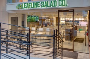 The new Leaf Line Salad Co. on Greenwich Avenue.