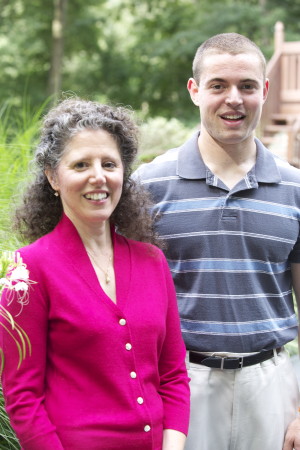 Author Randi Redmond Oster and her son, Gary.