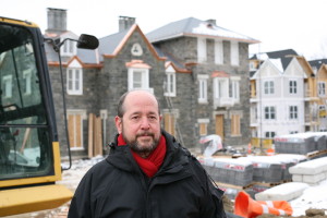 Ossining Mayor Bill Hanauer at the Avalon at Ossining development.