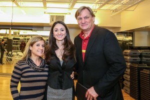 From left, Kim Ruvolo of Equinox Darien; Kris Ruby of Ruby Media Group, event organizer; and Lee Jones of Competitive Edge.  