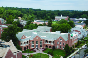 Aerial view of Iona College.