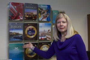 Mari Hawkins, owner of Gemini Travel Inc. in Mount Kisco.