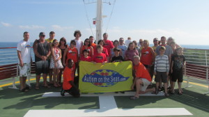 Clients and Autism on the Seas personnel. Photo provided by Autism on the Seas.