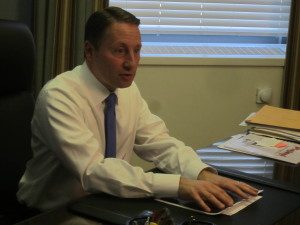 Westchester County Executive Rob Astorino, pictured in his office. Photo by Mark Lungariello