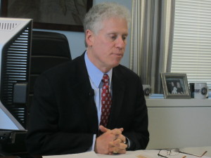 Michael Kaplowitz, pictured in his office. Photo by Mark Lungariello