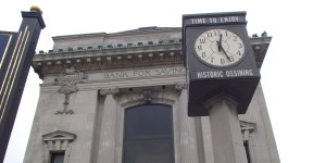 The former Ossining Savings Bank, a landmark in the village's downtown business district. File photo