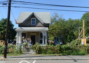 The former Riverside Variety Shop is being renovated. Photo by Tyler Sizemore