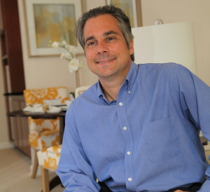 Executive Director Emilo Di Siervi shows an apartment in The Bristal at Armonk. Photo by John Golden