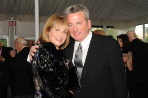 ArtsWestchester honoree Robert Wiener with his wife, Sherry.