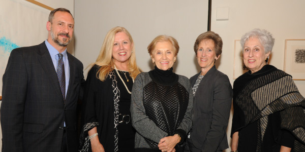 From left, Brian Lang, curator of BNY Mellon Wealth Management's corporate art collection; Jean Marie Connolly, BNY Mellon senior director; Janet T. Langsam, ArtsWestchester CEO; Froma Benerofe, president, ArtsWestchester board of directors; and Jacqueline Walker, former ArtsWestchester board president.