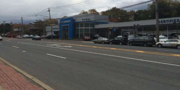 Curry Chevrolet is one of three car dealerships on Central Avenue in Greenburgh. An amendment to the town”™s zoning laws would allow special permits to be given to new dealerships wanting to open on the avenue.