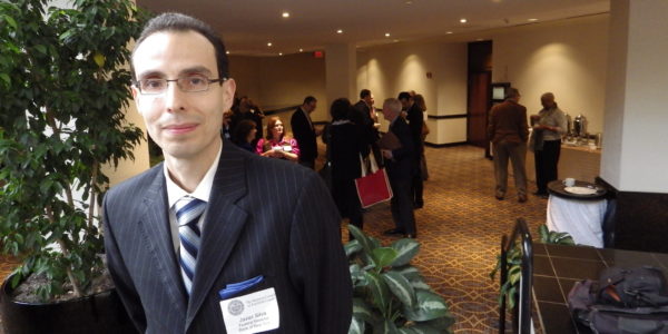 Javier Silva, Federal Reserve Bank of New York associate director. Photo by Bill Fallon