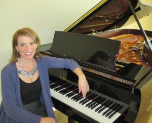 Pianist and businesswoman Erica vanderLinde Feidner. Photo courtesy Faust Harrison