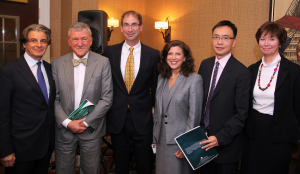 From left, Drs. Augustine Moscatello, Martin E. Lederman, William Bauman, Kira Geraci-Ciardullo, Thomas Lee and Mary Beth Walsh all were honored at this year's Doctors of Distinction awards at The Bristal at Armonk.