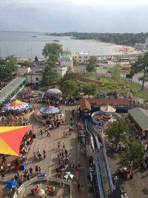 Playland in the summer.