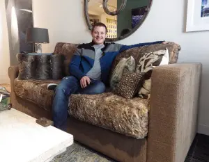 Shawn Nelson, founder of Stamford-based Lovesac. Photo by Bill Fallon