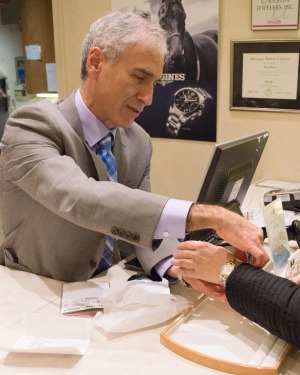 Gary Holsten of Holsten Jewelers. Photo by Leif Skodnick