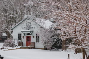 The Schoolhouse in winter. Photo courtesy The Schoolhouse