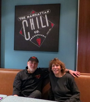 Bruce Sterman and Luba Pincus, owners of Manhattan Chili Co. Photo by Danielle Brody