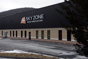 Sky Zone, an indoor trampoline facility at the Clarke Business Park. Photo by Autumn Driscoll