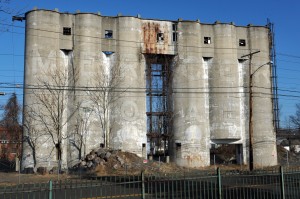 The Mercer coal towers in Stratford. Photo by Ned Gerard / Hearst Connecticut Media