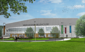 A rendering of the field house proposed by Game On 365 Sports LLC for Dobbs Ferry Road in Greenburgh.