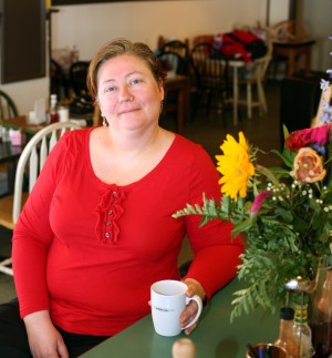 Beylka Krupp, the Wobble CafÃ©”™s prize-winning chef. Photo by John Golden