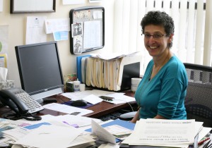 Cora Greenberg, executive director of the Westchester Children”™s Association, in her White Plains office. Photo by Danielle Brody 