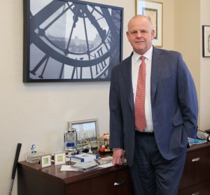 Thomas R. Manisero of the law firm Wilson Elser in his White Plains office. Photo by Colleen Wilson