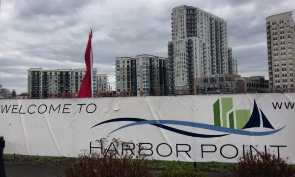 The Harbor Point development in Stamford. Photo by Evan Fallor