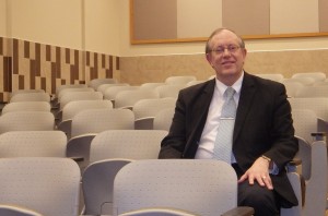 Dean Lloyd Gibson of the Ernest C. Trefz School of Business at the University of Bridgeport. Photo by Bill Fallon