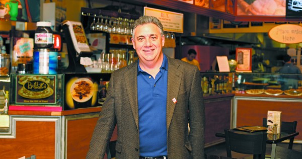 Owner Isi Albanese at Bellizzi in Mount Kisco, an Italian restaurant that will be renovated to house an international food hall. Photo by Danielle Brody